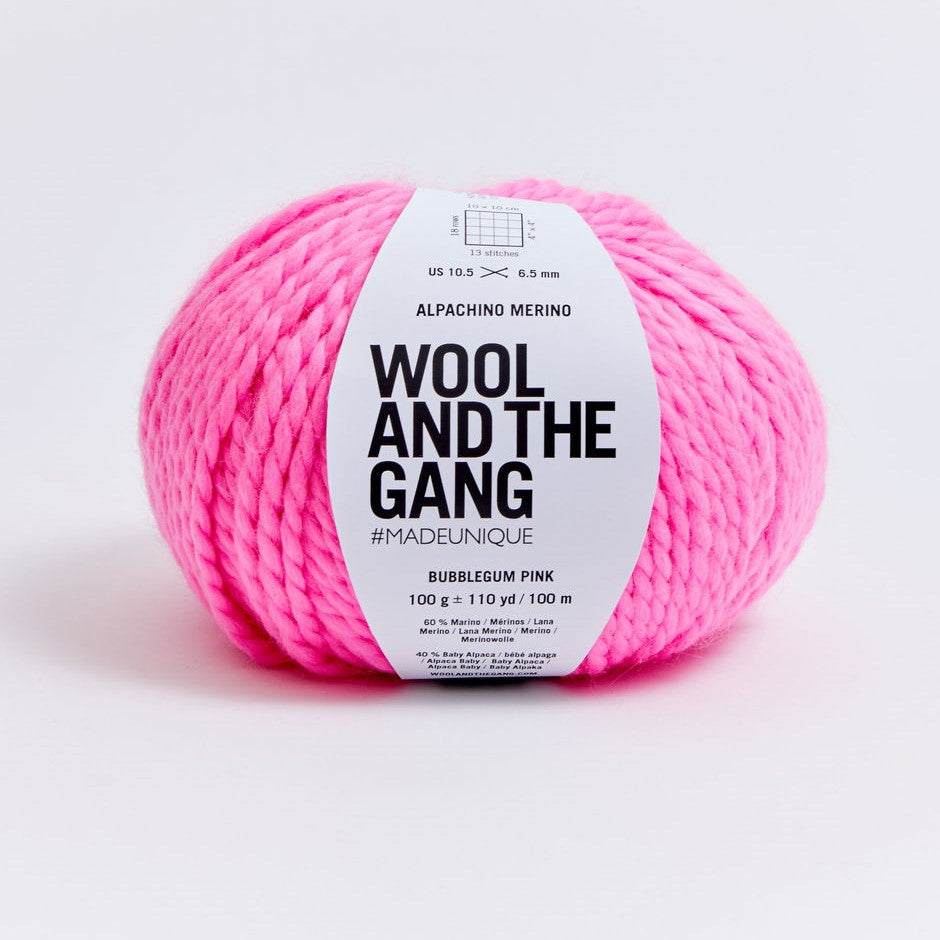 Wool and the Gang | Alpachino Merino | Bubblegum Pink