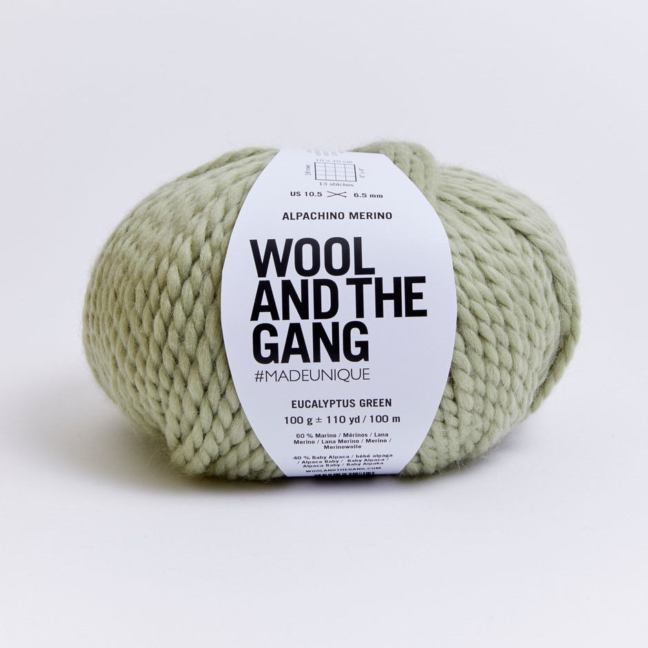 Wool and the Gang | Alpachino Merino | Eucalyptus Green