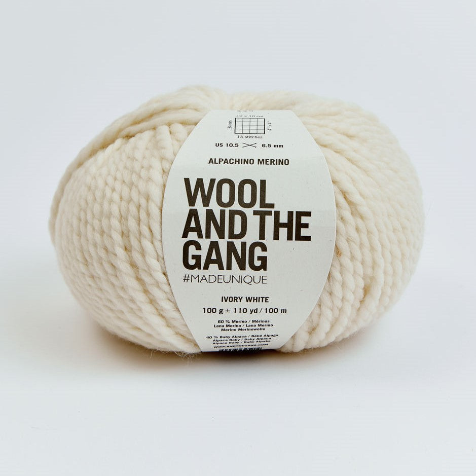 Wool and the Gang | Alpachino Merino | Ivory White
