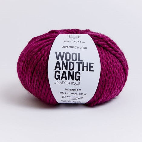 Wool and the Gang | Alpachino Merino | Margaux Red