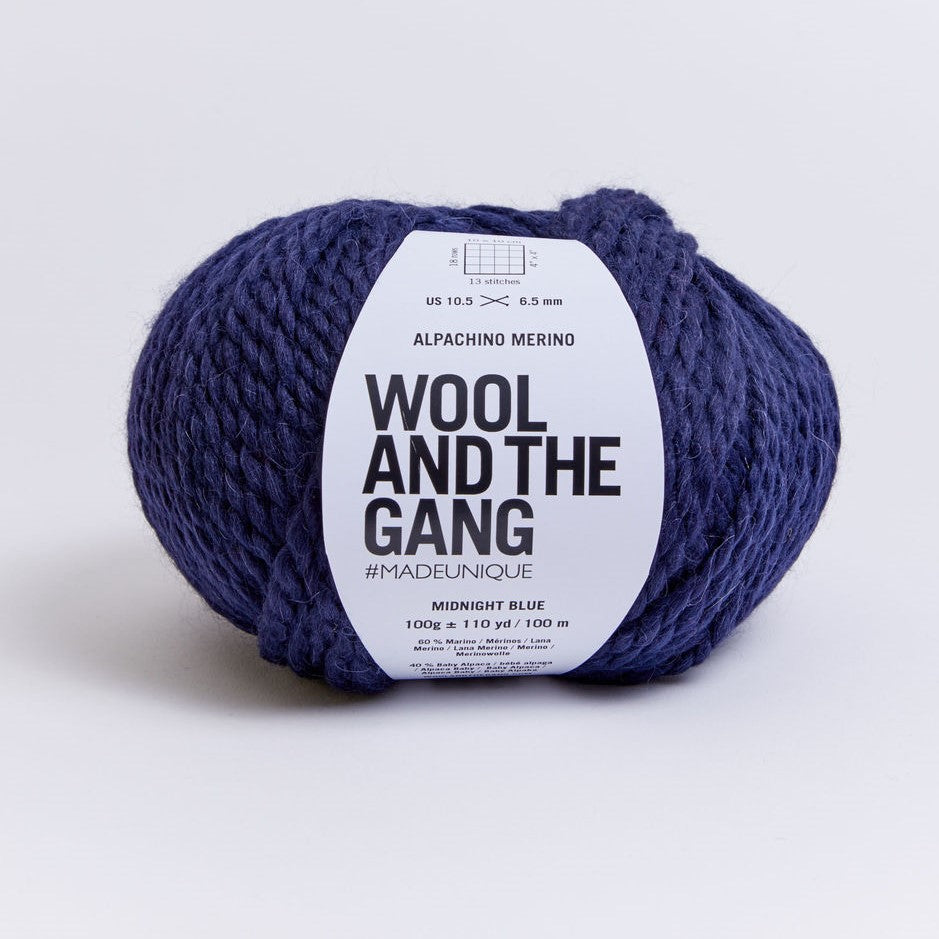 Wool and the Gang | Alpachino Merino | Midnight Blue