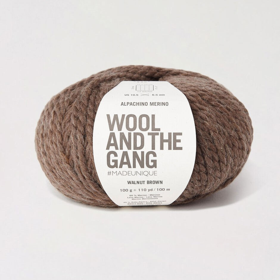 Wool and the Gang | Alpachino Merino | Walnut Brown