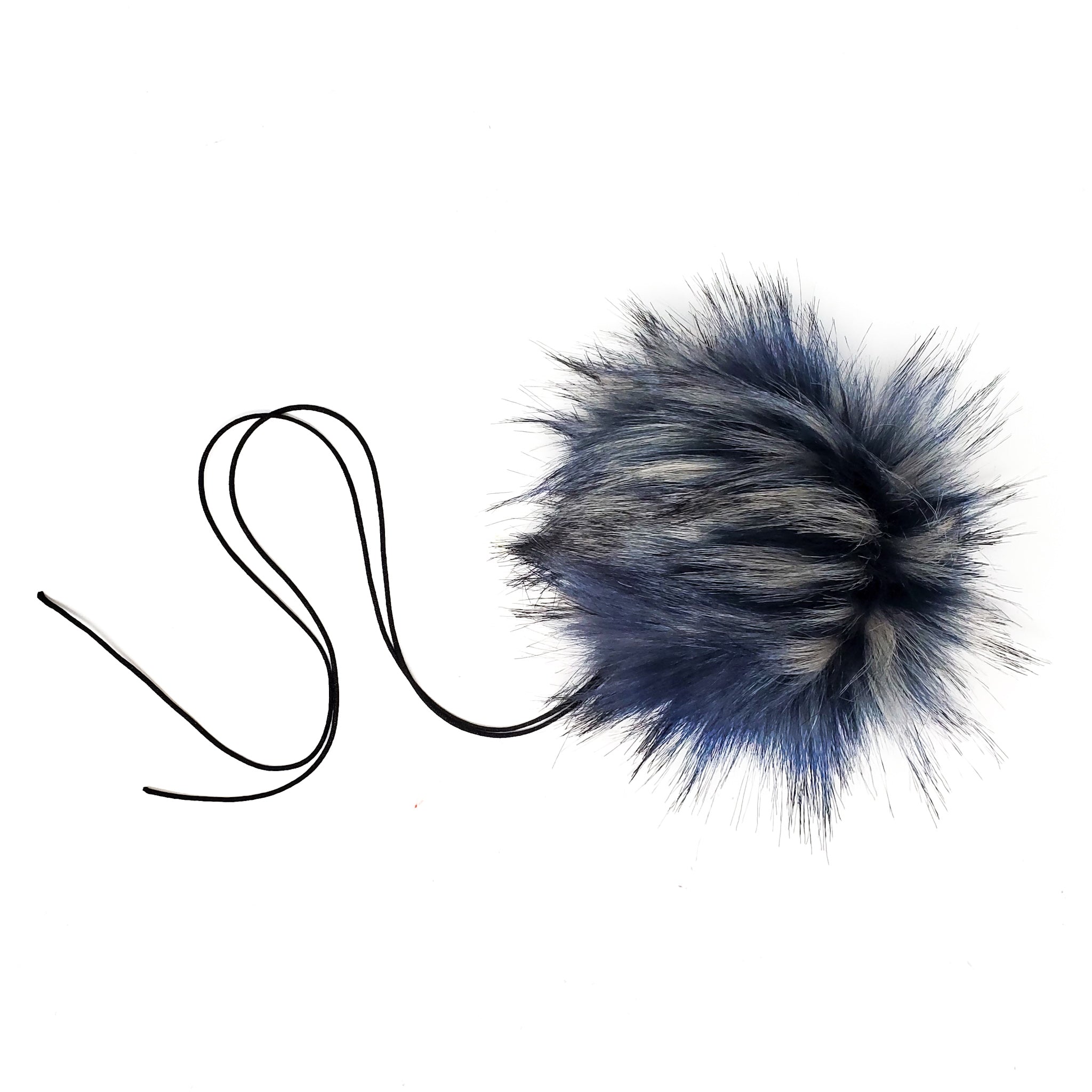 Blue Sapphire - Faux Fur Pom Poms - 0