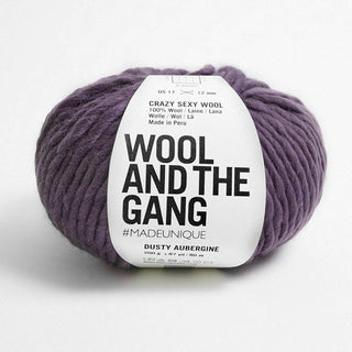 Wool and the Gang | Crazy Sexy Wool | Dusty Aubergine