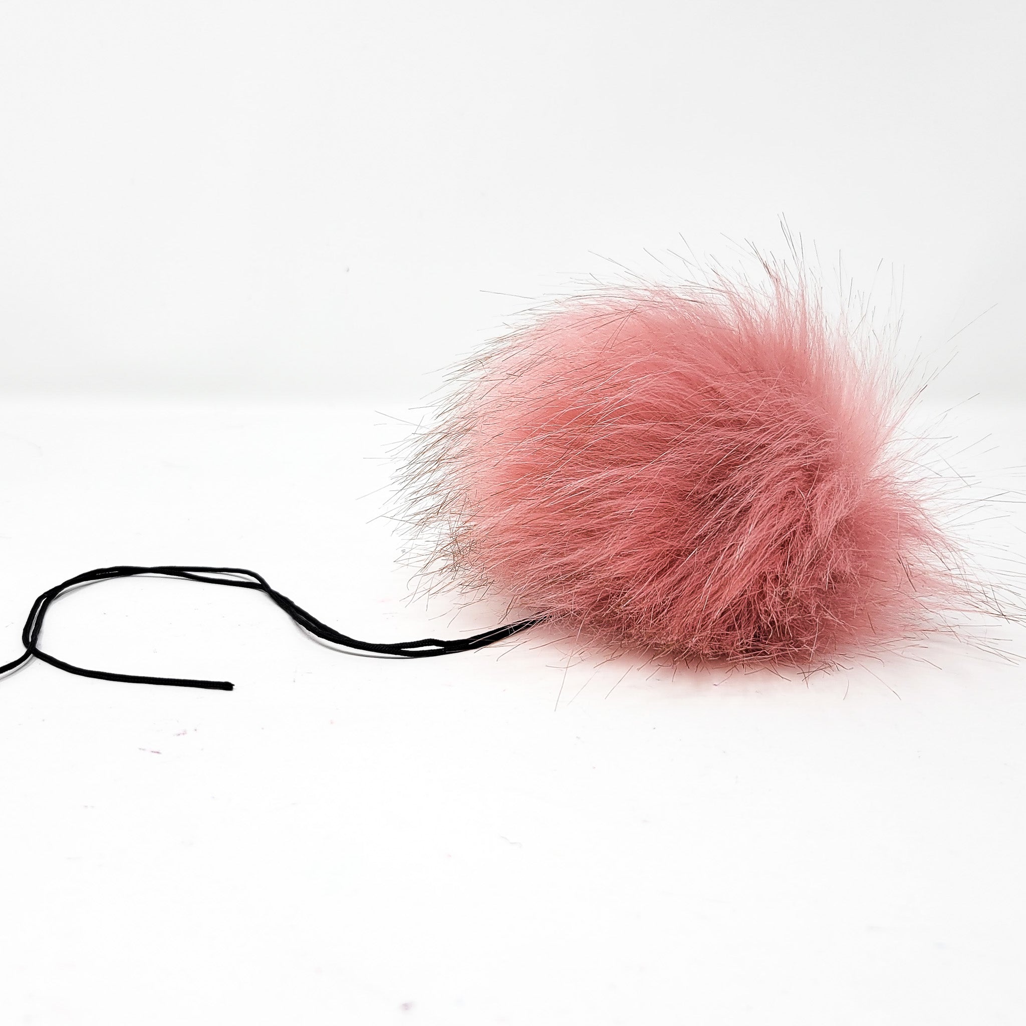 Dusty Pink - Faux Fur Pom Poms