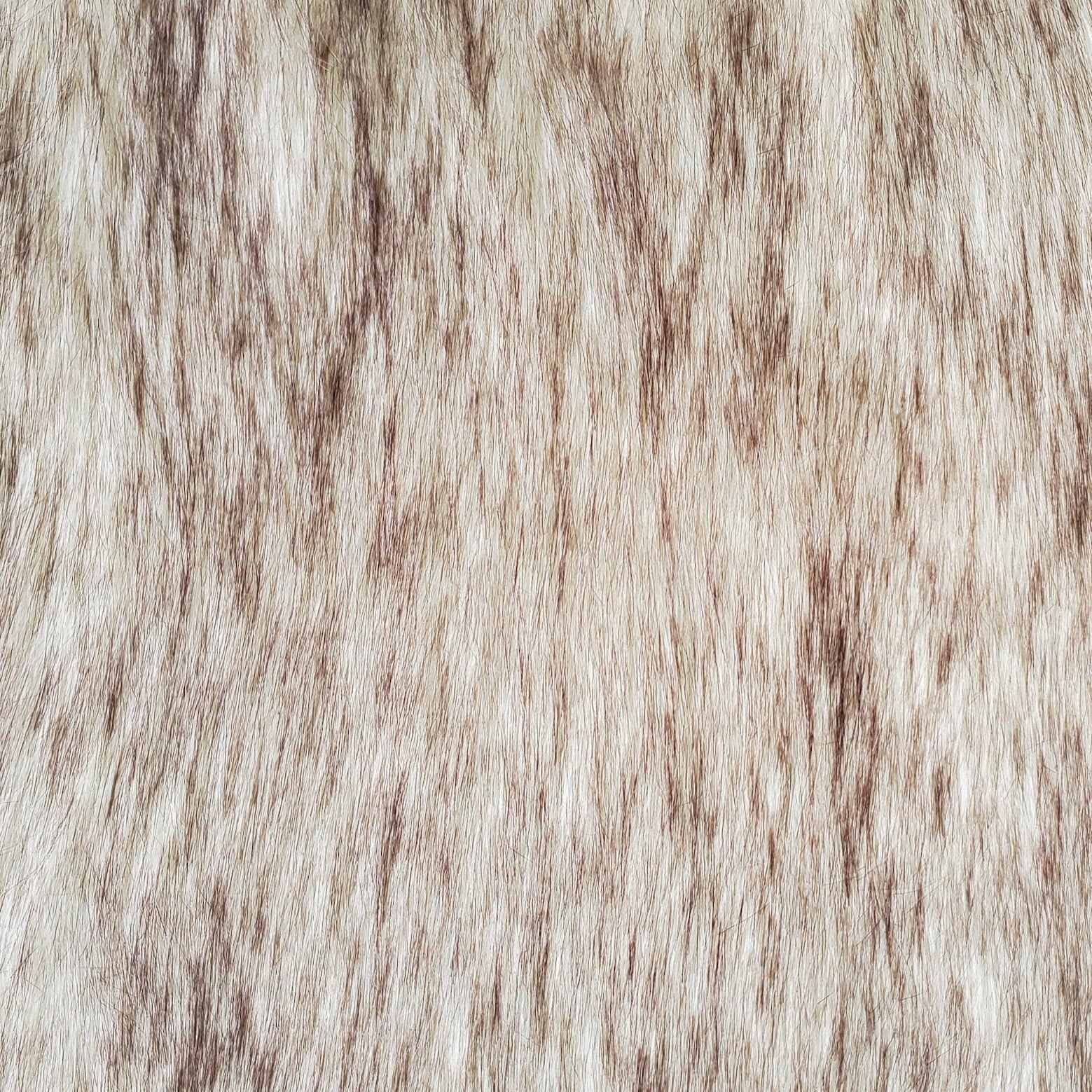Linen Fake Fur Faux Fur Fabric by the Metre / Yard