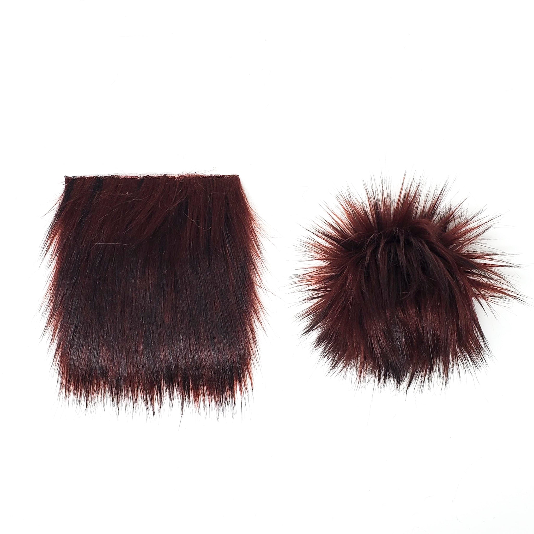 Classic Fur - Multi Color Pom Black/MultiSilverFox