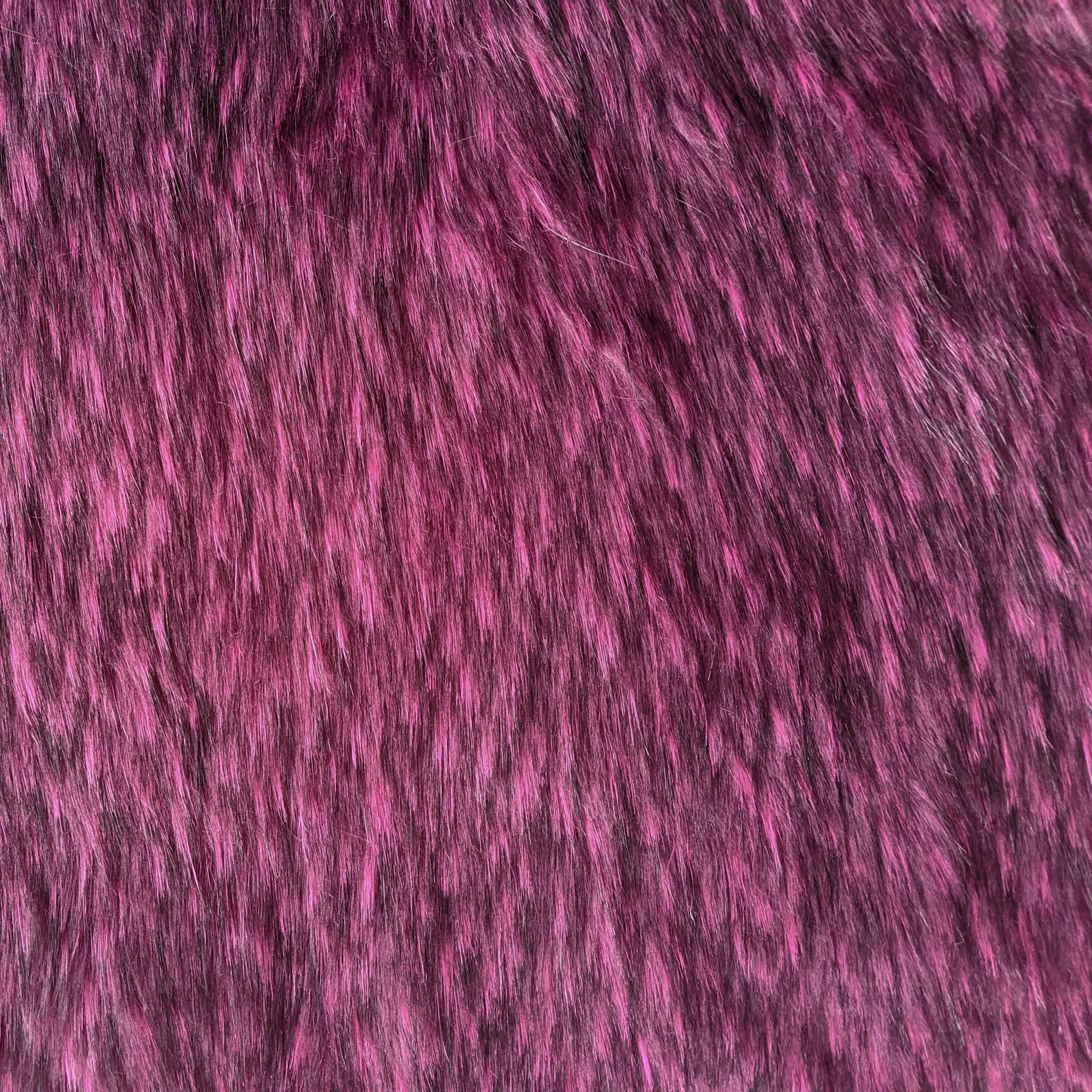 Raspberry 2.0 Fake Fur Faux Fur Fabric by the Metre / Yard
