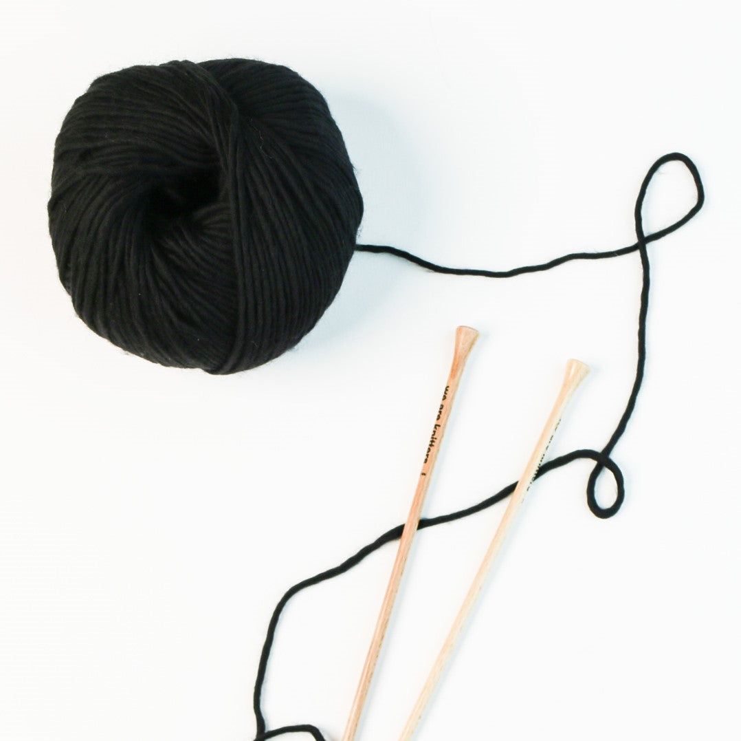 We Are Knitters | The Meriwool | Black
