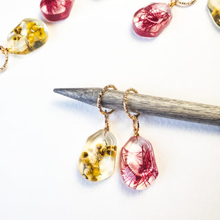 Pack of Two - Dried Flower Stitch Markers