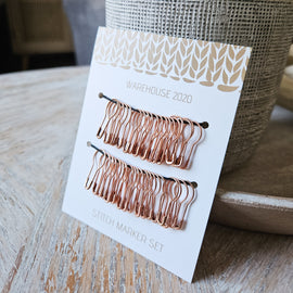 Bulb Stitch Marker Set of 40 - Rose Gold - 0
