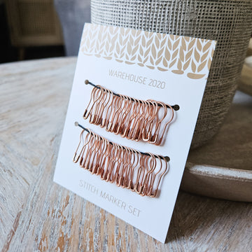 Bulb Stitch Marker Set of 40 - Rose Gold - 0