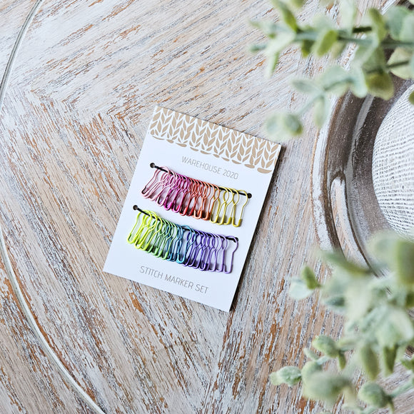 Bulb Stitch Marker Set of 40 - Multicolour