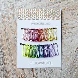 Bulb Stitch Marker Set of 40 - Multicolour