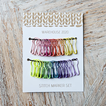 Bulb Stitch Marker Set of 40 - Multicolour