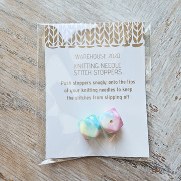 Rainbow stars - Hexagon Stitch Stoppers - 0