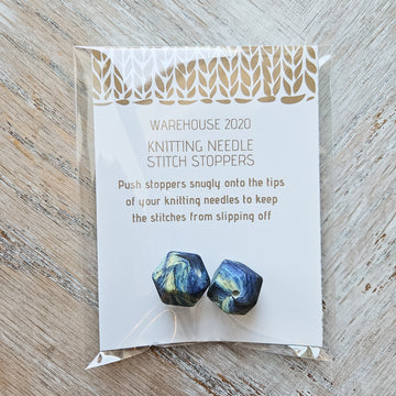 Starry Night - Hexagon Stitch Stoppers - 0