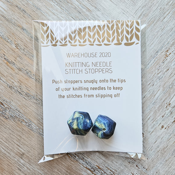 Starry Night - Hexagon Stitch Stoppers