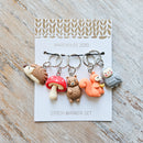 Stitch Marker Set - Woodland Animals-1