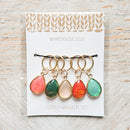 Stitch Marker Set - Teardrops-1