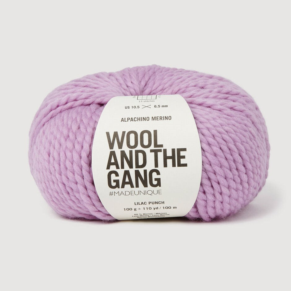 Wool and the Gang | Alpachino Merino | Lilac Punch