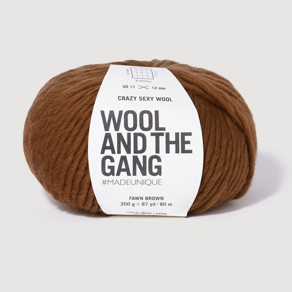 Wool and the Gang | Crazy Sexy Wool | Fawn Brown