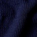 Close-up of dark blue fabric texture