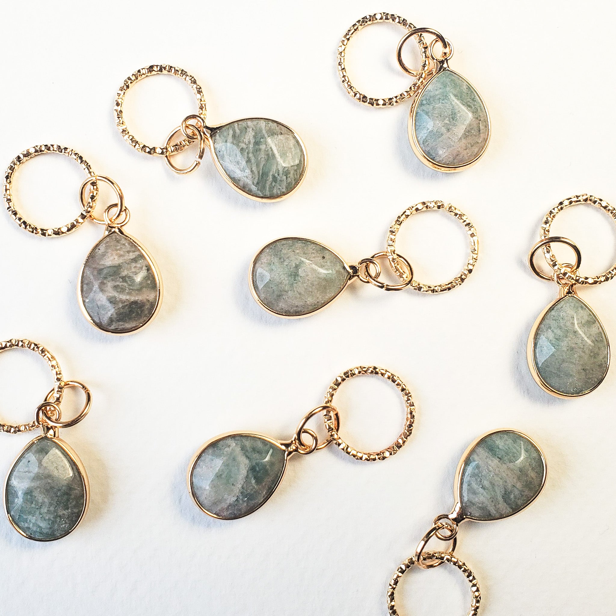 Amazonite Stitch Marker