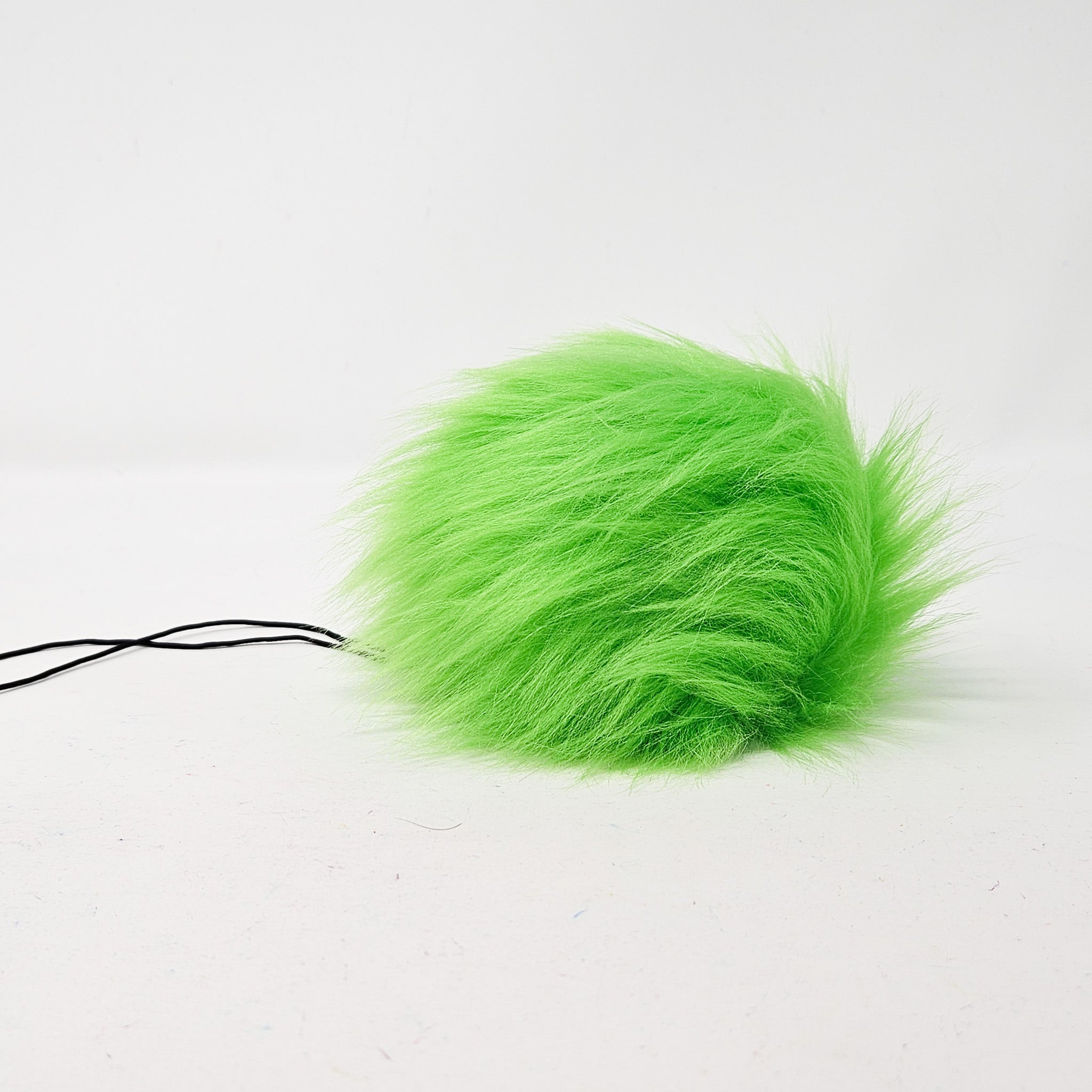 Green Apple Faux Fur Pom Poms