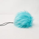 Arctic Blue Faux Fur Pom Poms-4