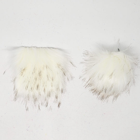 Arctic White 2.0 - Faux Fur Pre-Cut DIY Squares