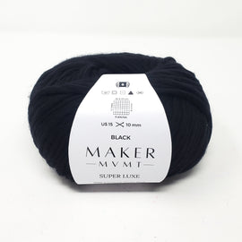 Black - Super Luxe 100% Superwash Merino Wool *LAST CHANCE*