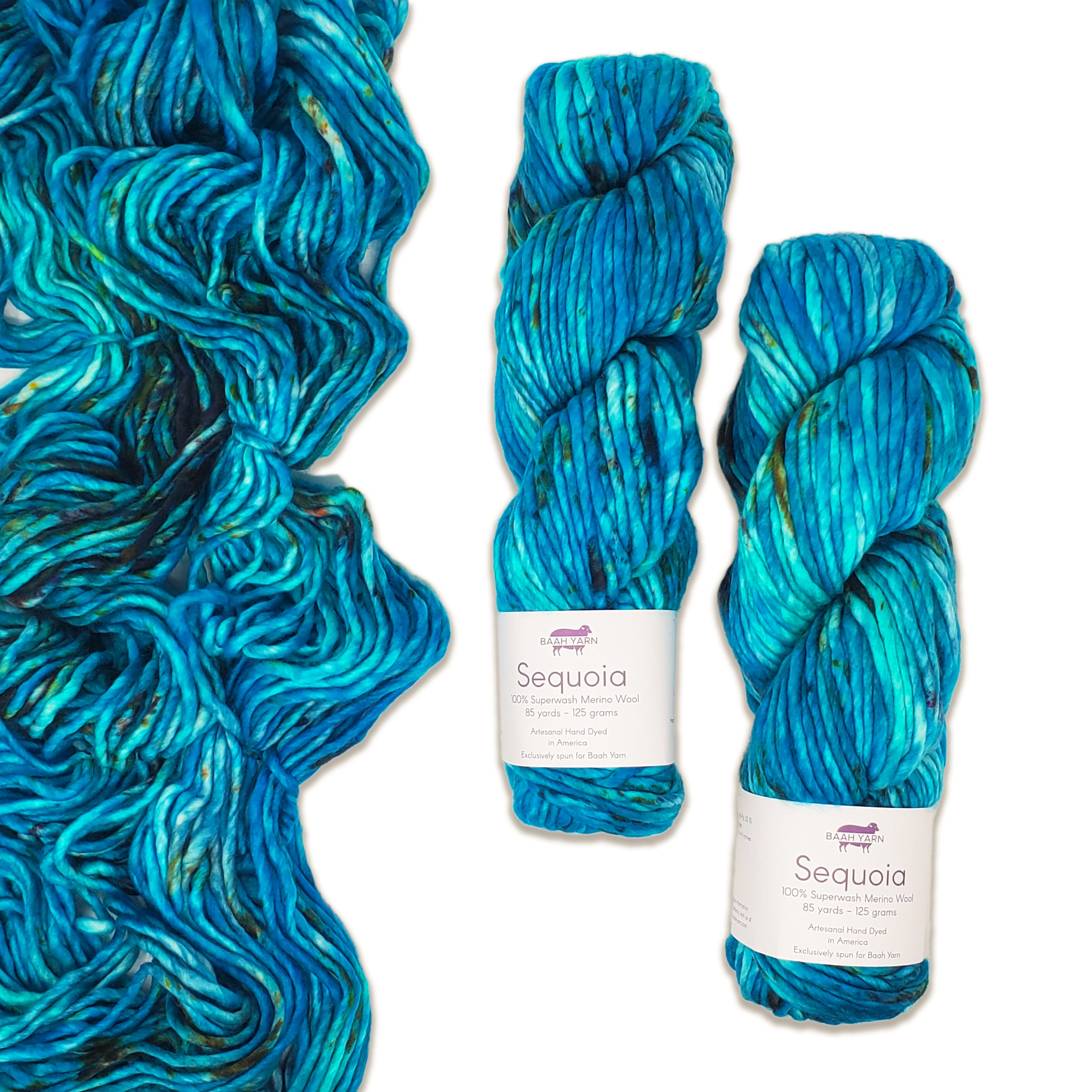 Baah Yarn Sequoia - Blue Flame