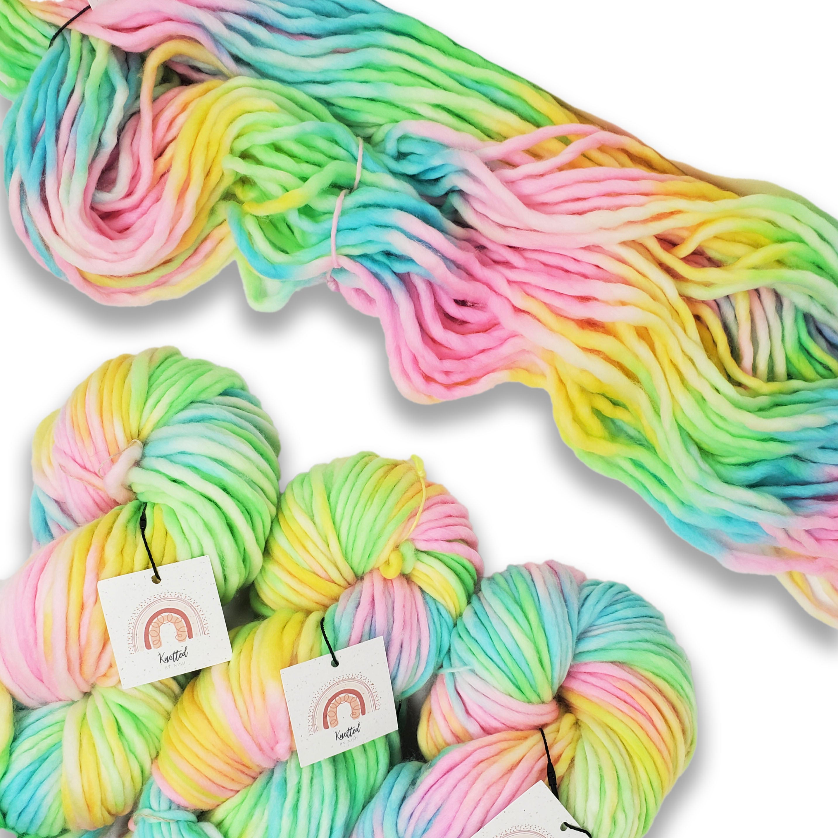 Knotted by Nish | Super Bulky | Candy Floss - 0
