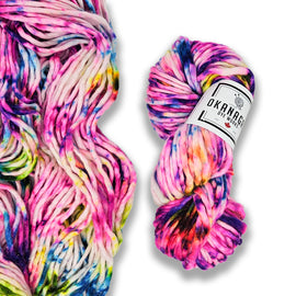 Okanagan Dye Works | Super Bulky SHIMMER | Crazy Kids