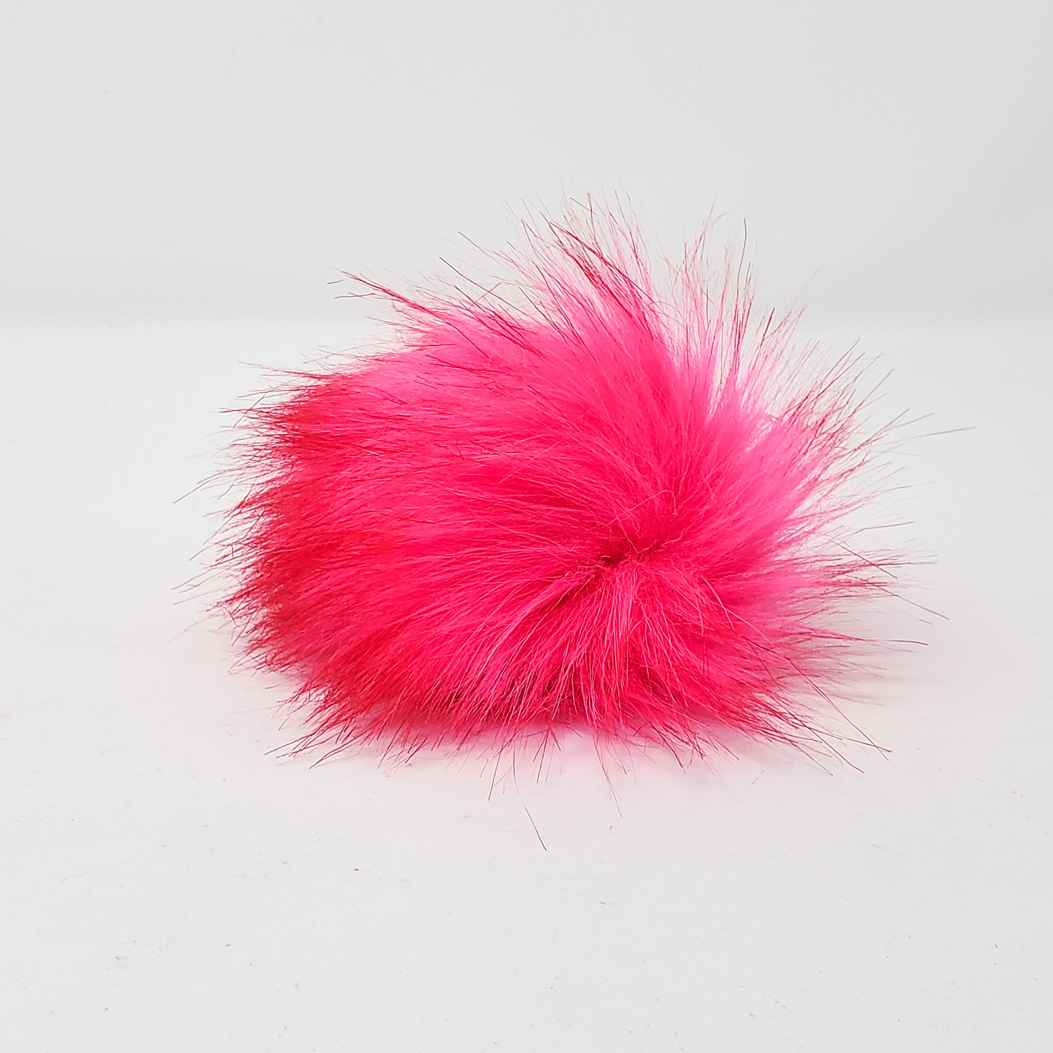 Fuchsia - Faux Fur Pom Poms