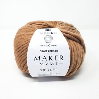Gingerbread - Super Luxe 100% Superwash Merino Wool