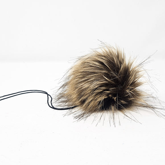 Grizzly Faux Fur Pom Poms