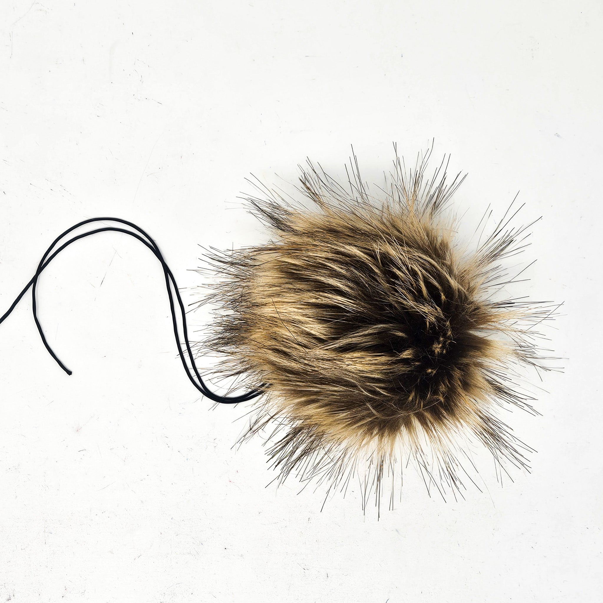 Grizzly Faux Fur Pom Poms