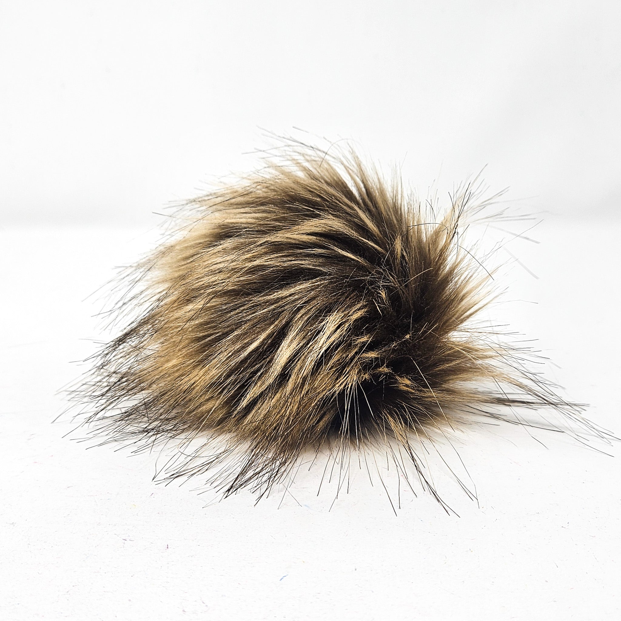 Grizzly Faux Fur Pom Poms