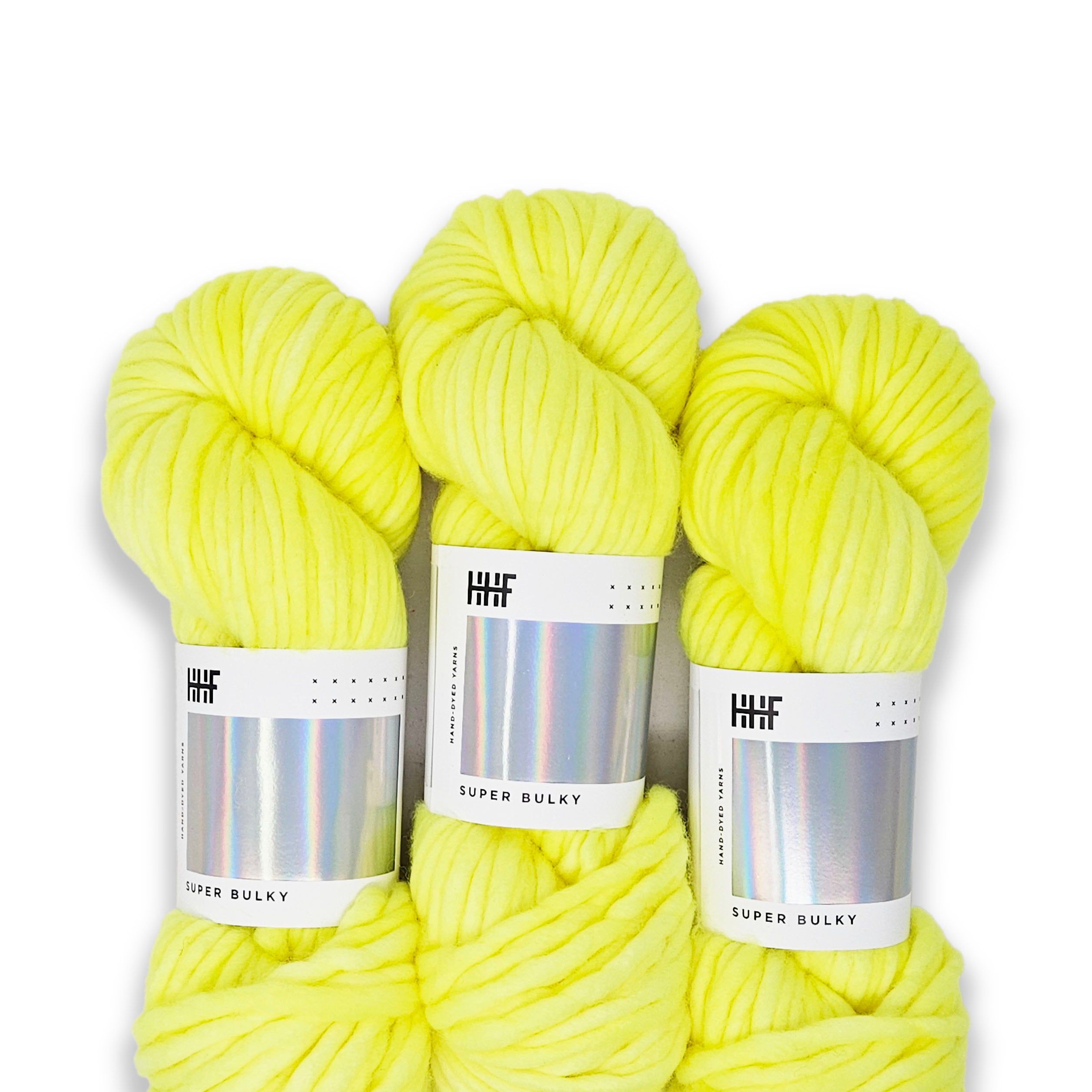 Hedgehog Fibres Super Bulky - Highlighter