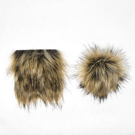 Honey Wolf - Faux Fur Pre-Cut DIY Squares