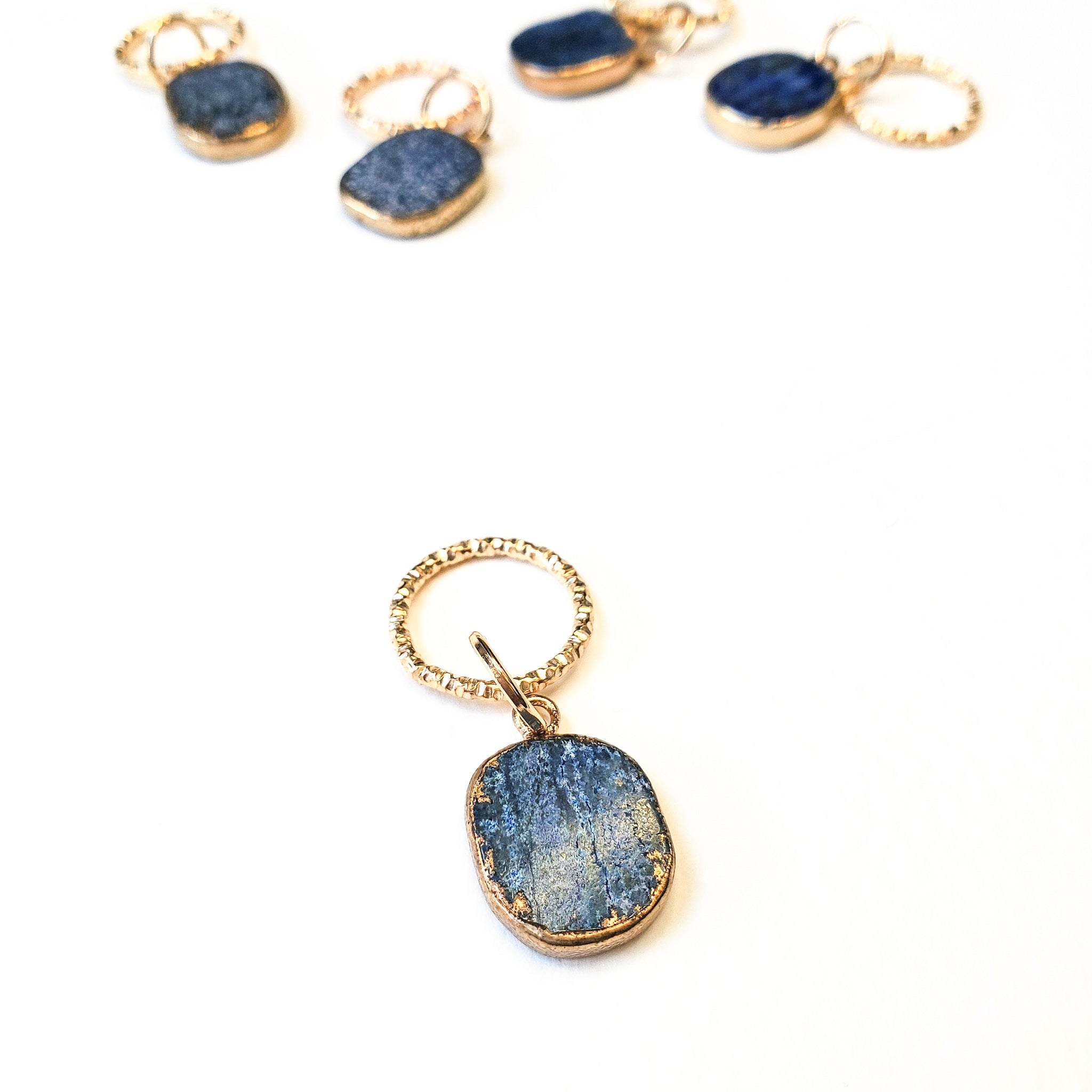 Lapis Lazuli Stitch Marker