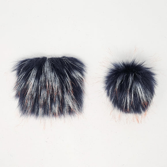 Moonlight - Faux Fur Pre-Cut DIY Squares