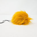 Mustard Yellow Faux Fur Pom Poms-4