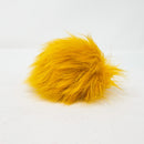 Mustard Yellow Faux Fur Pom Poms-1