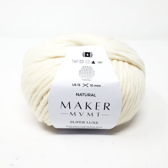 Natural - Super Luxe 100% Superwash Merino Wool *LAST CHANCE*