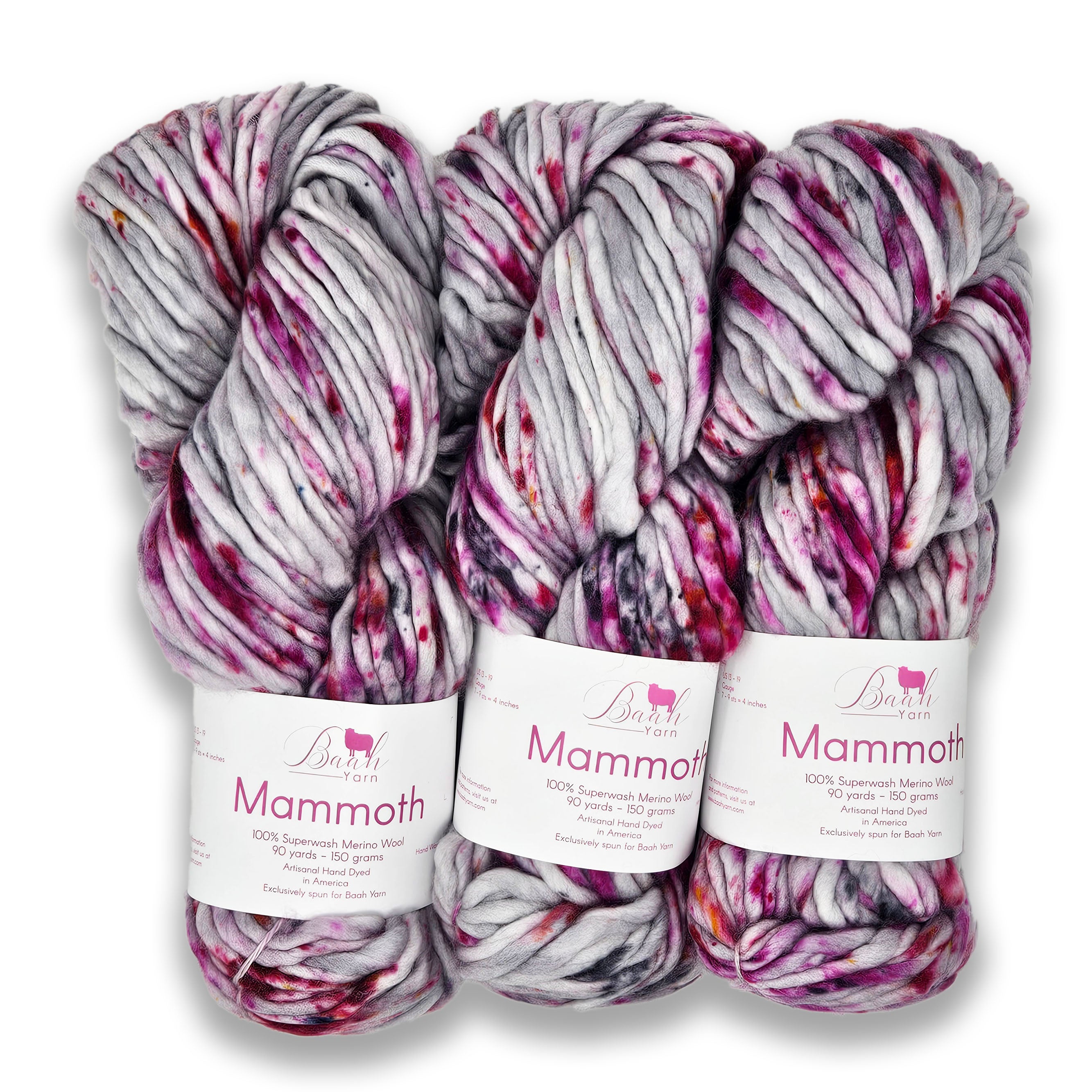 Baah Yarn Mammoth - Pink A Boo