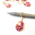 Pink - Dried Flower Stitch Marker