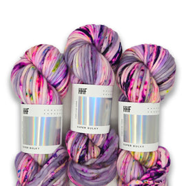Hedgehog Fibres Super Bulky - Rain on Violets *NEW*